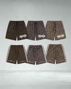 Heavyweight Barbed Leopard Shorts