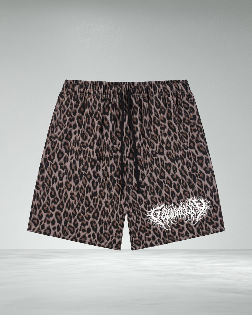 Heavyweight Barbed Leopard Shorts