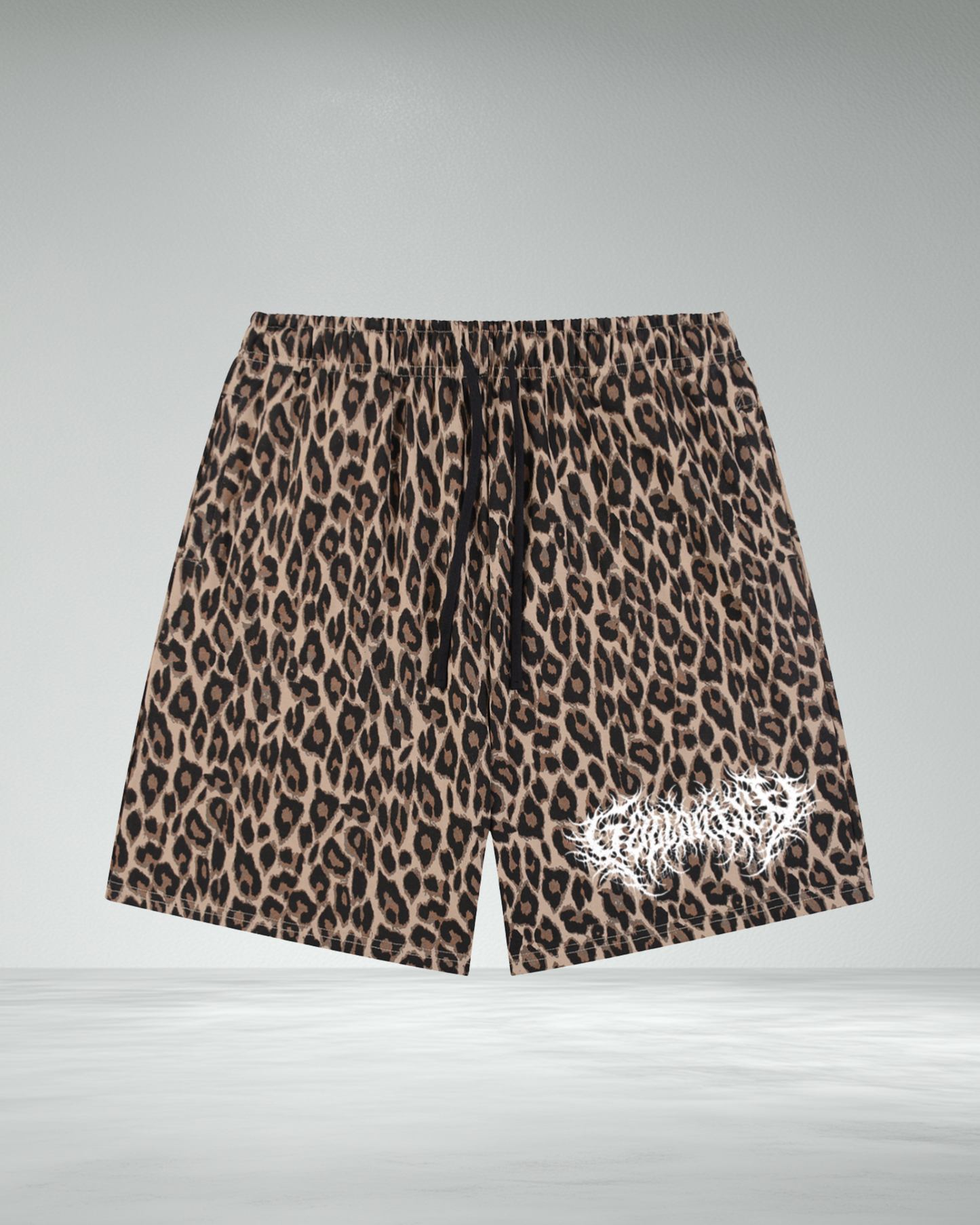 Heavyweight Barbed Leopard Shorts