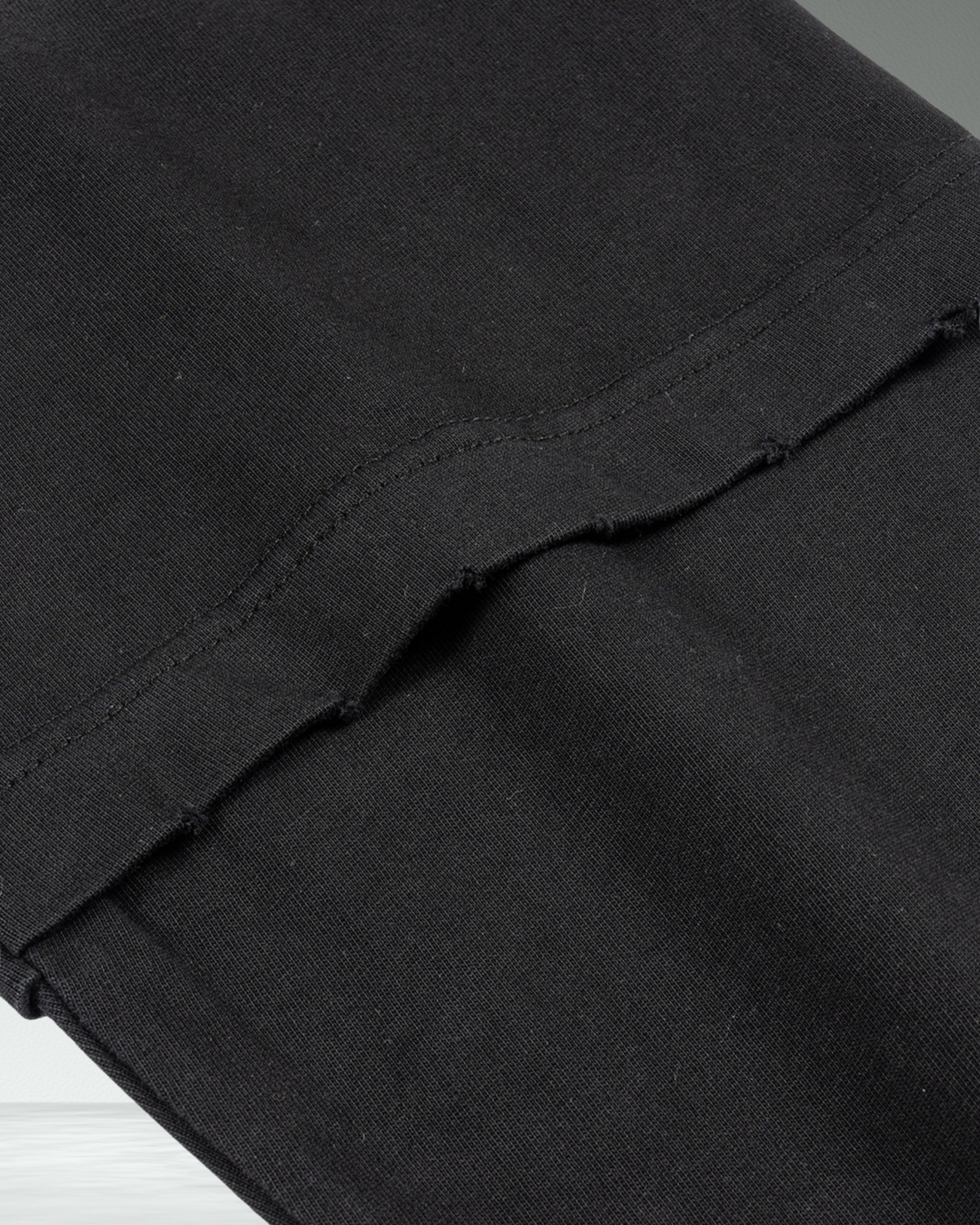 Deathcore sunfaded frayed faux two-piece t