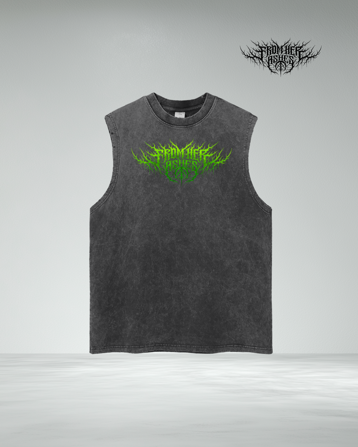 FHA Vintage Wash Frayed Hem Tank
