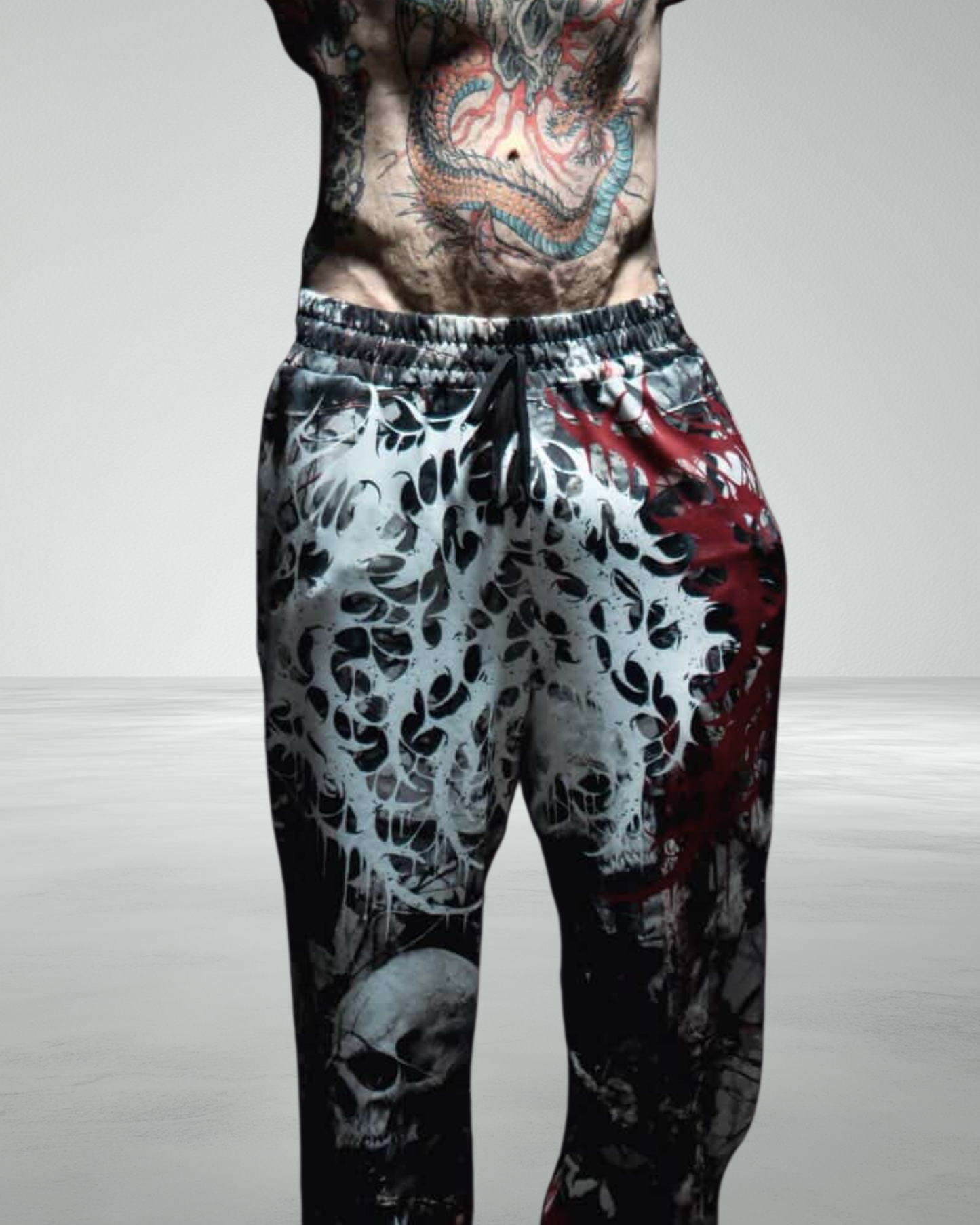 Deathcore Lightweight Skull Camo Joggers