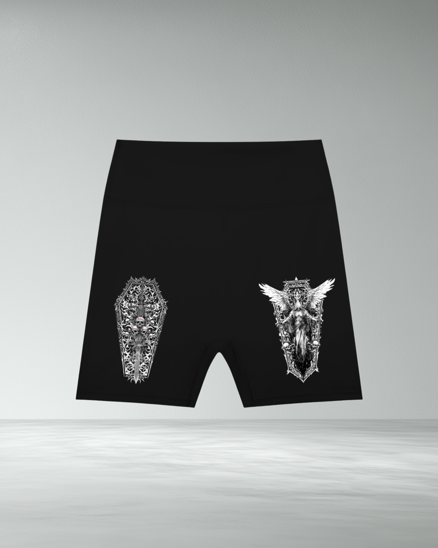 High-Waisted 'Coffin' Gym Shorts