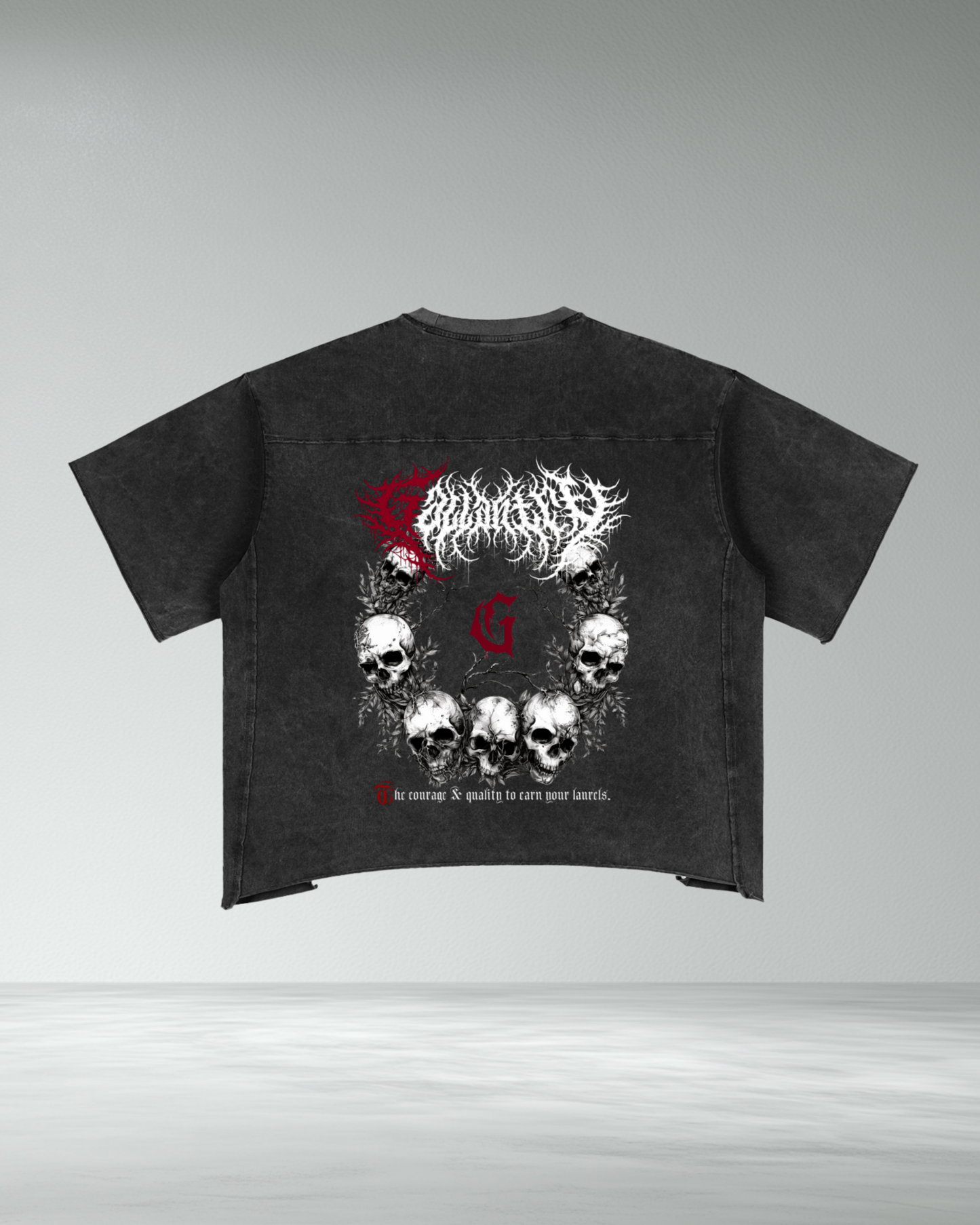 Raw Hem Vintage Wash Boxy T