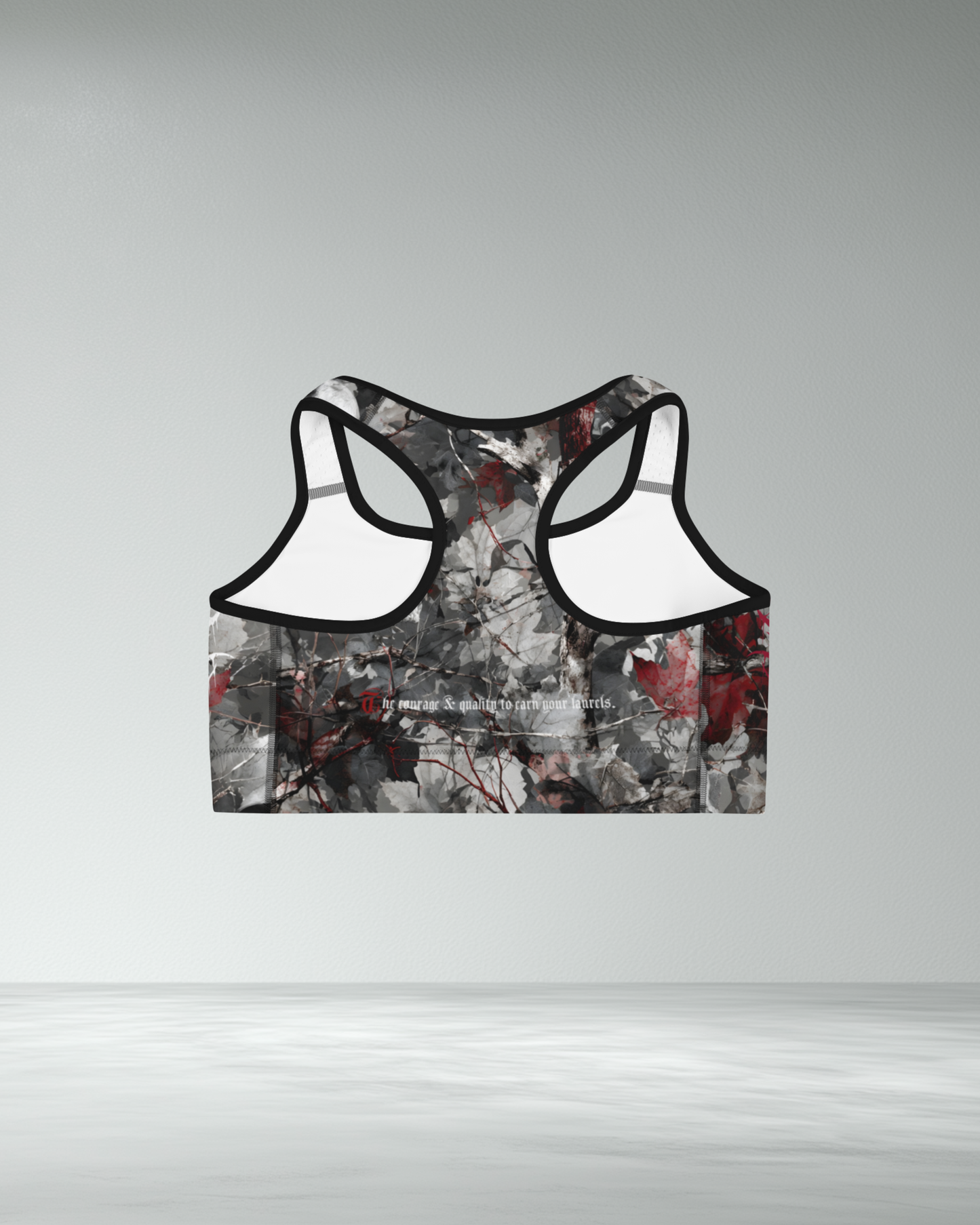 Womens' Deathcore Skull Camo Sports Bra