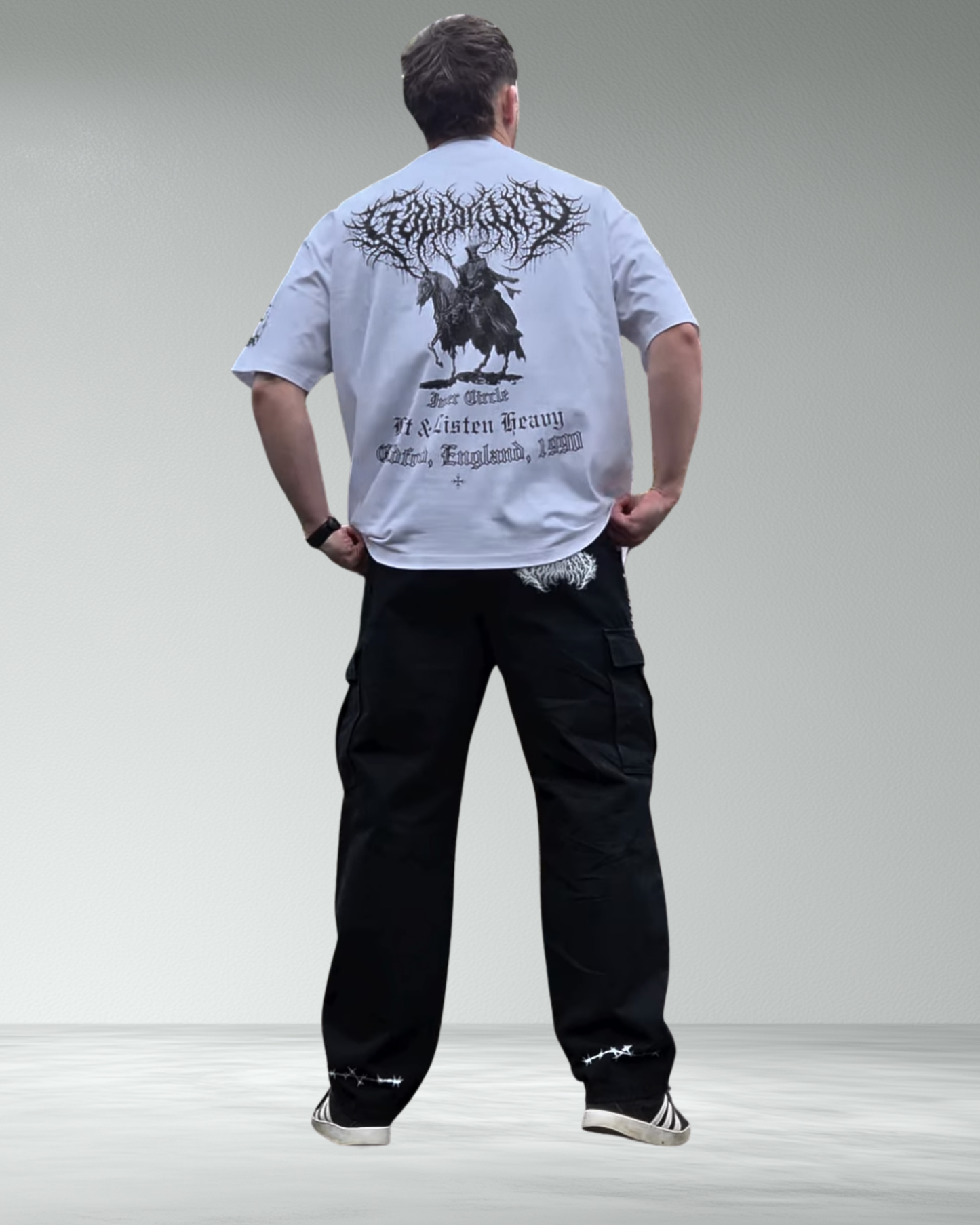 Drop Shoulder 'Inner Circle' T