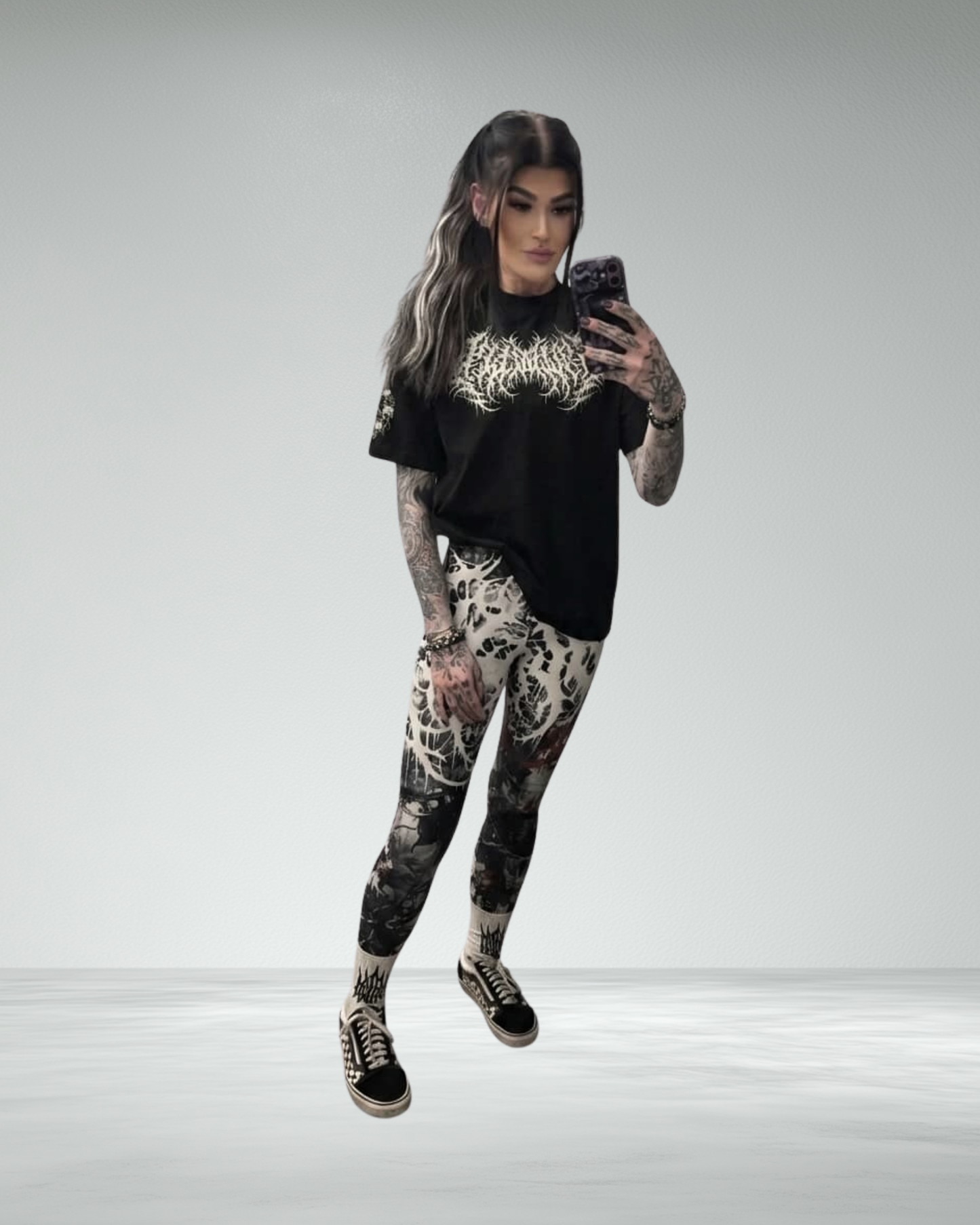 Womens Skull Camo Leggings