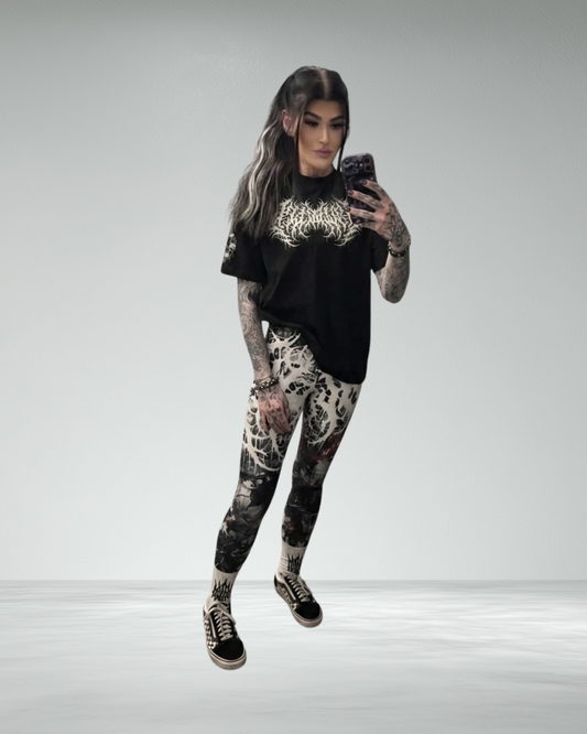 Womens Skull Camo Leggings