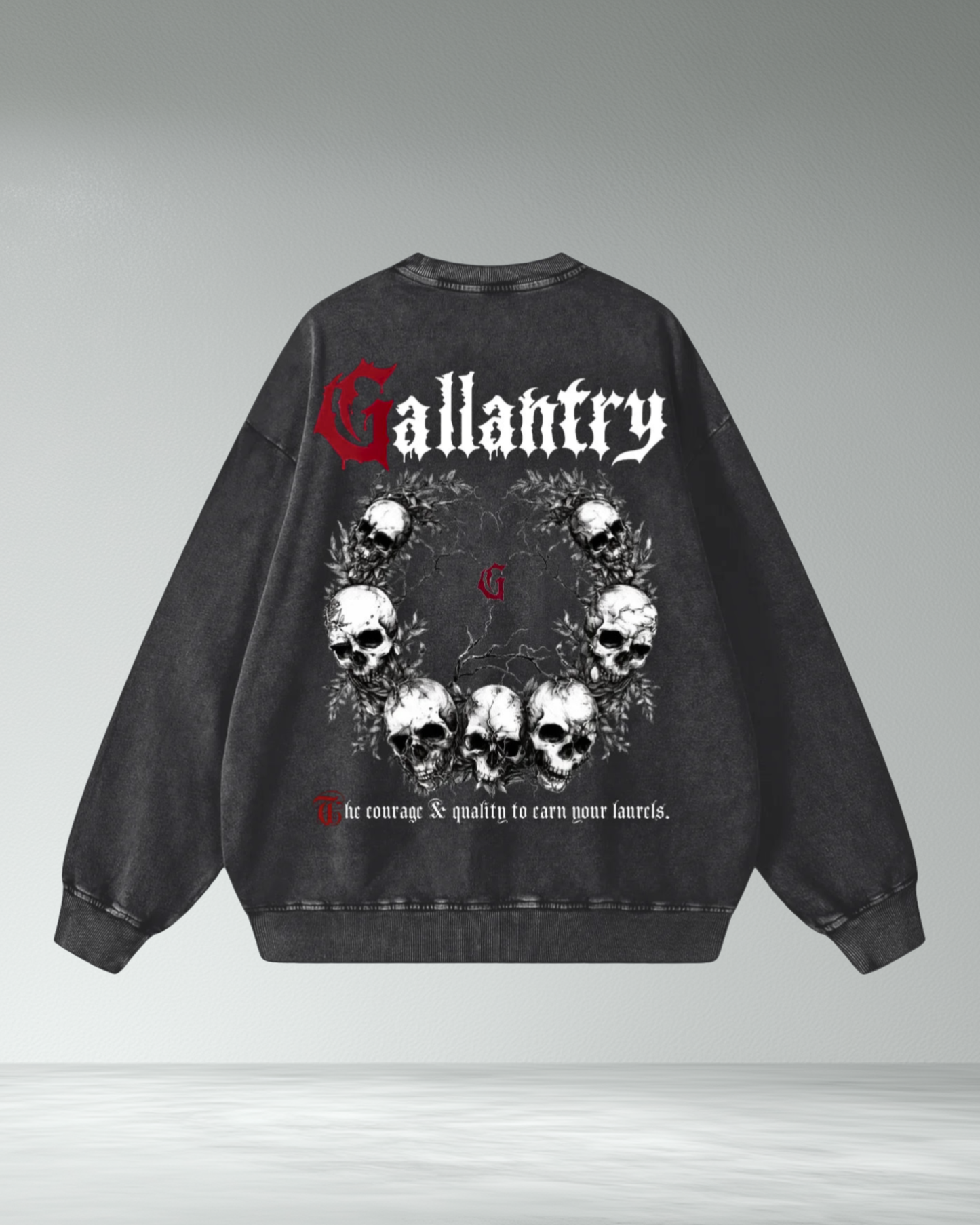 Classic vintage wash oversized sweater