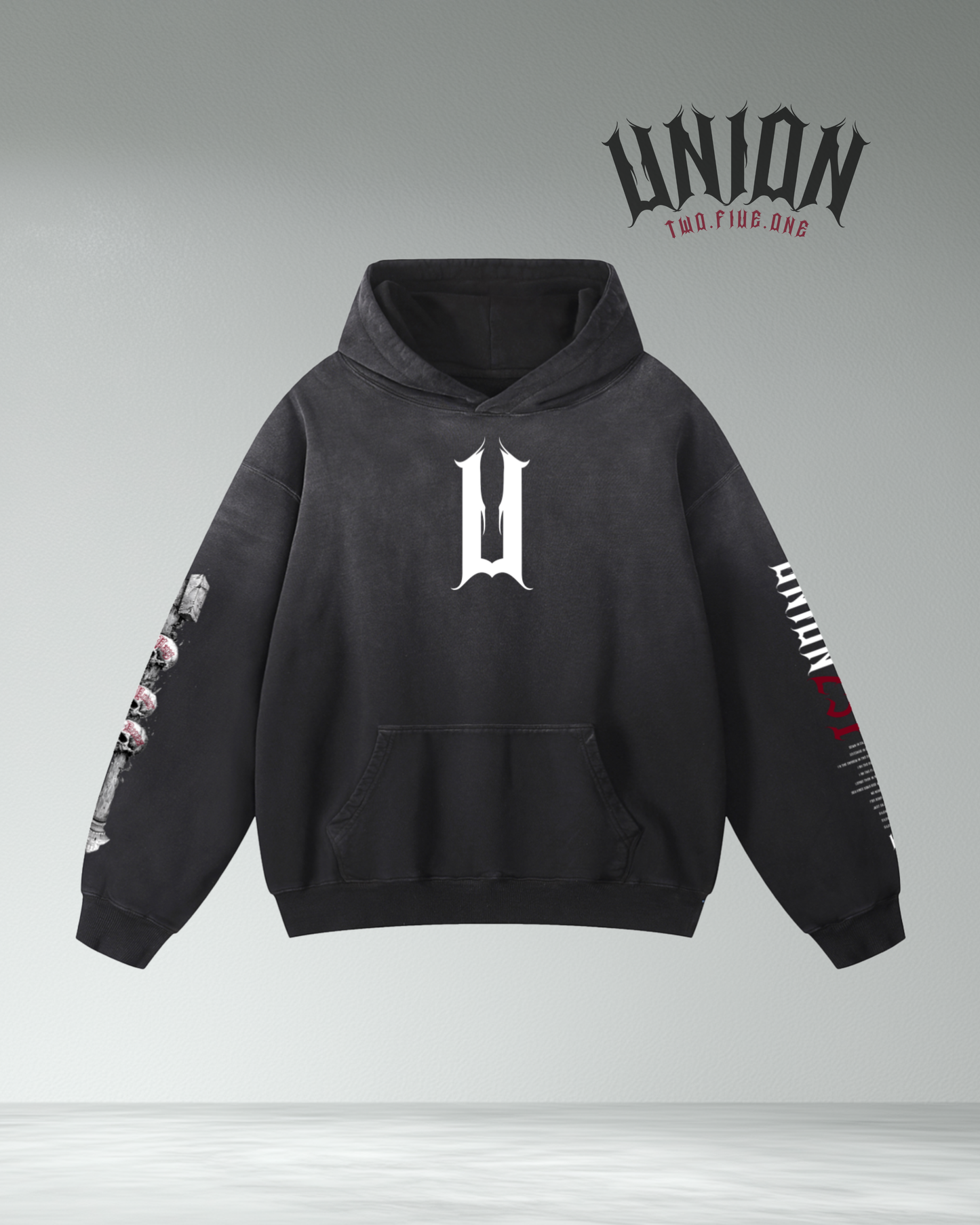 Union251 Heavyweight Sunfade 'Pay Your Dues' Hoodie