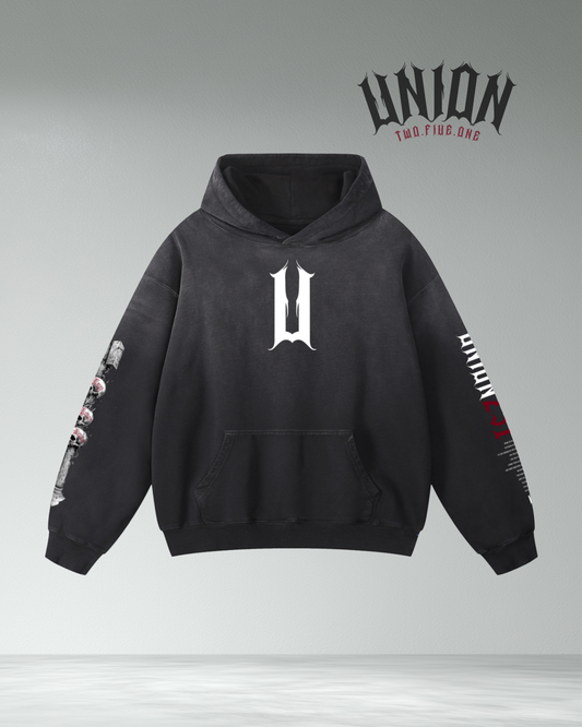 Union251 Heavyweight Sunfade 'Pay Your Dues' Hoodie