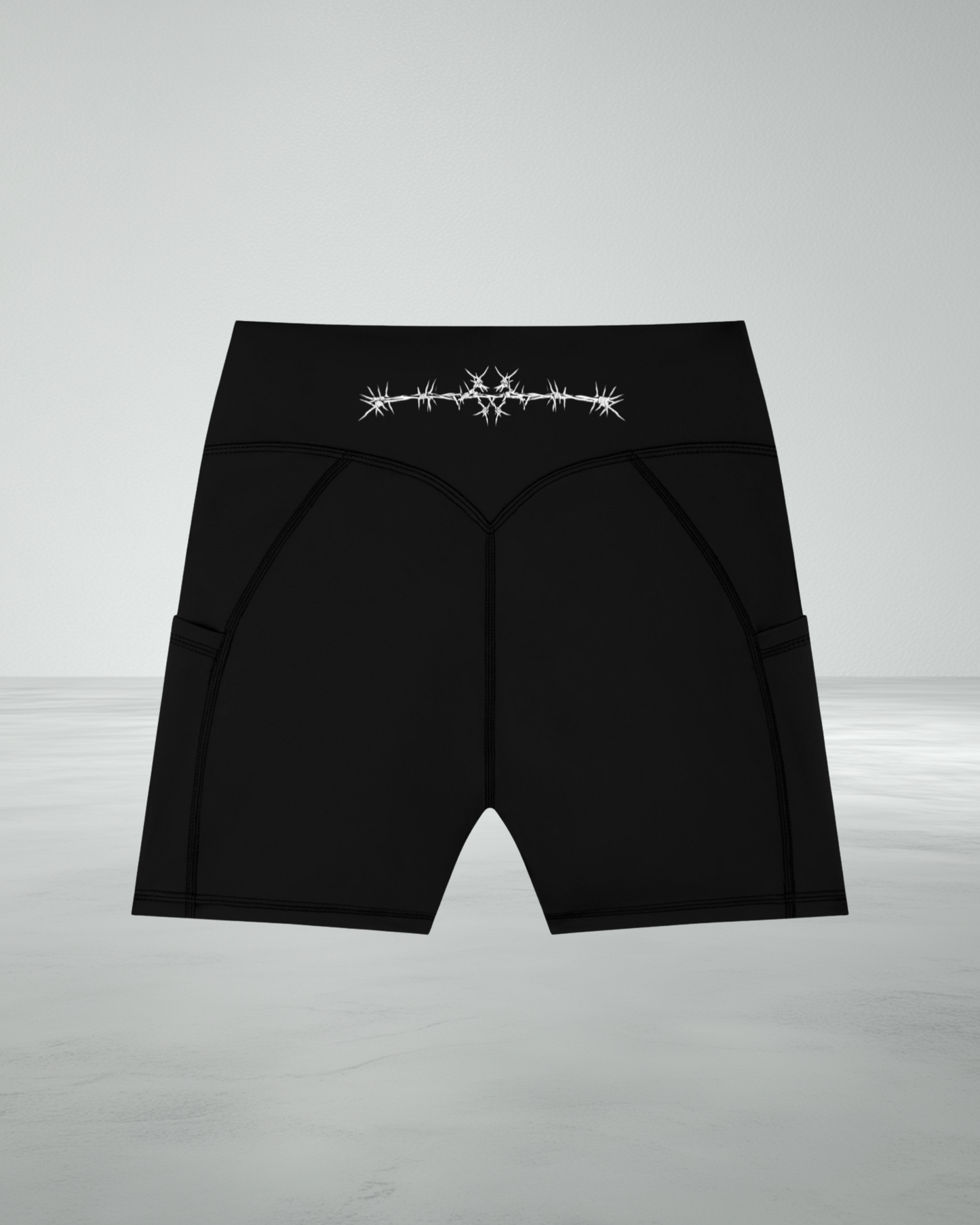 High-Waisted Pocket Gym Shorts