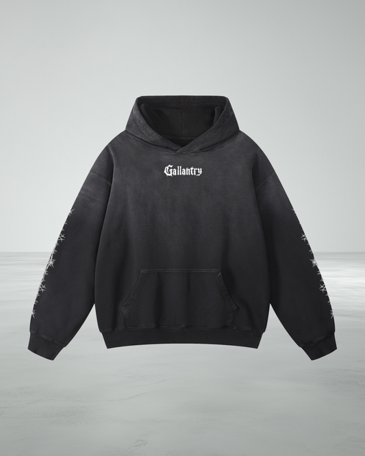 Heavyweight Faded Classic 'Barbed' Hoodie