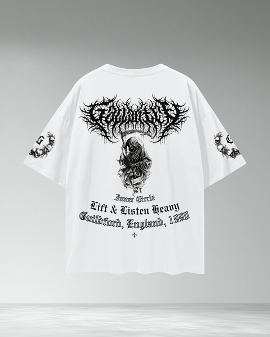 Deathcore drop shoulder pump cover T