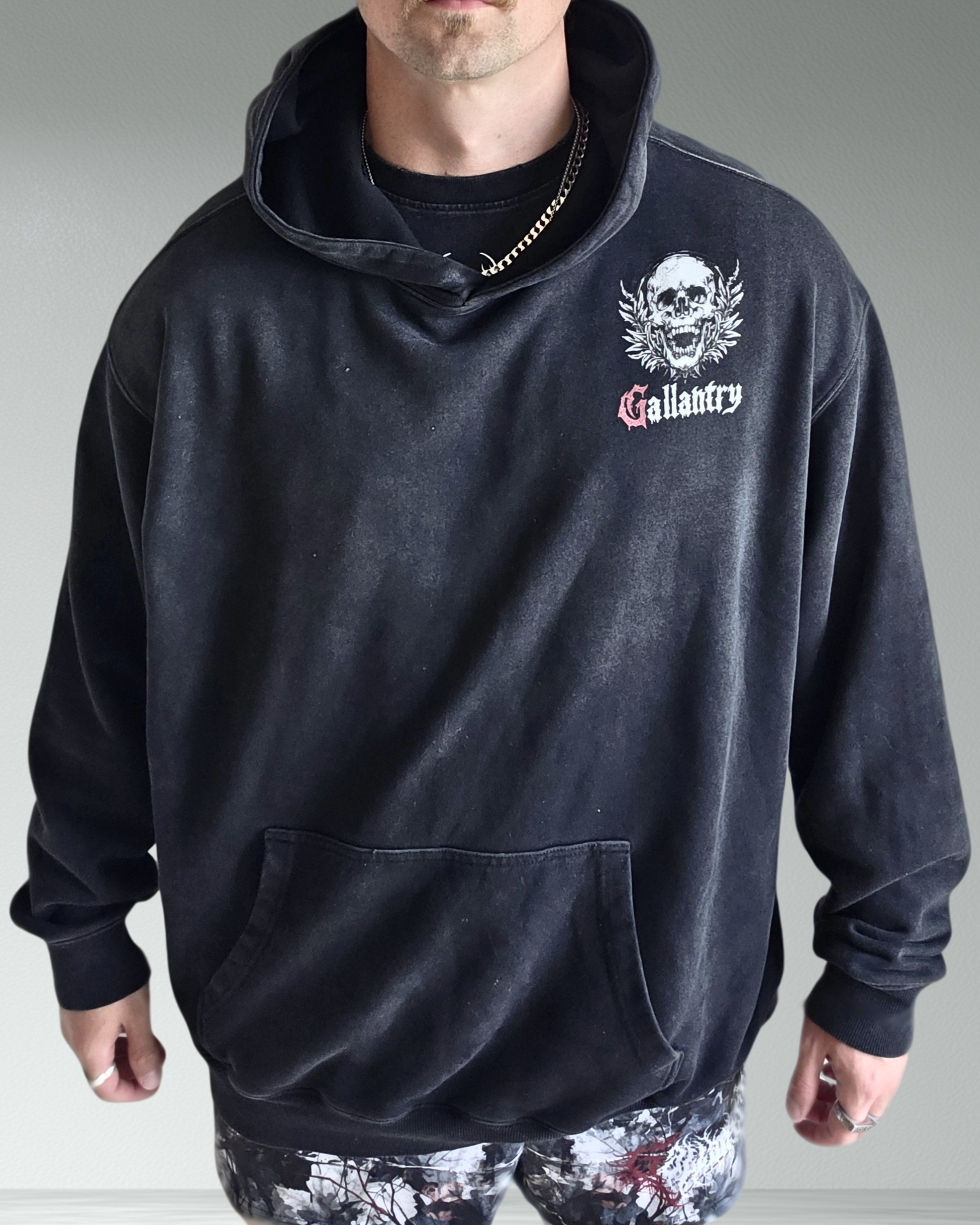 Classic heavyweight oversized faded hoodie