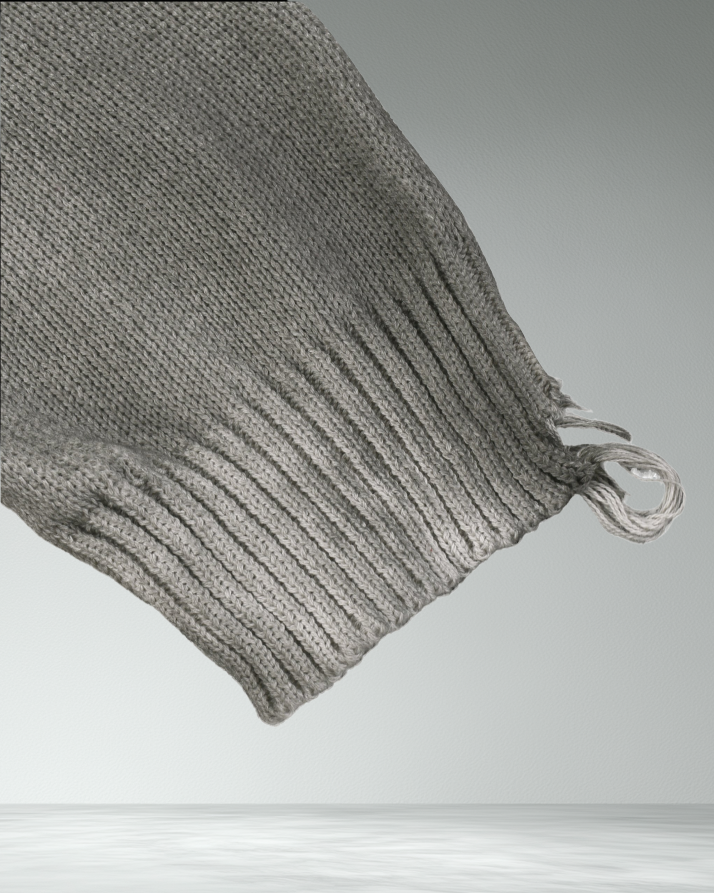 Deathcore oversized distressed knit sweater