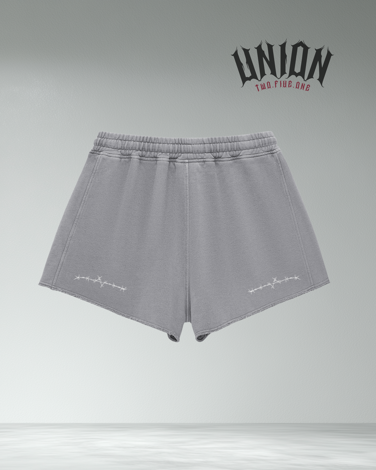 Union251 Vintage Wash Raw Edge Shorts