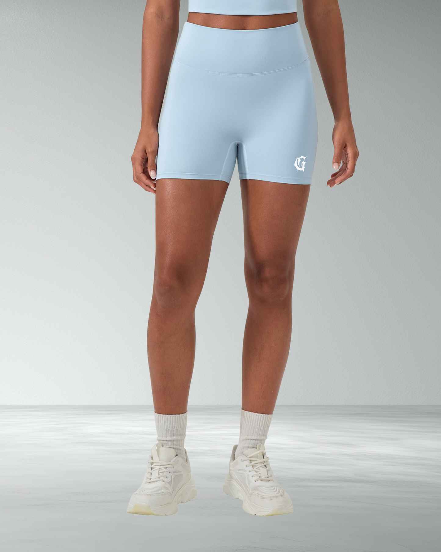 High-Waisted 'Coffin' Gym Shorts