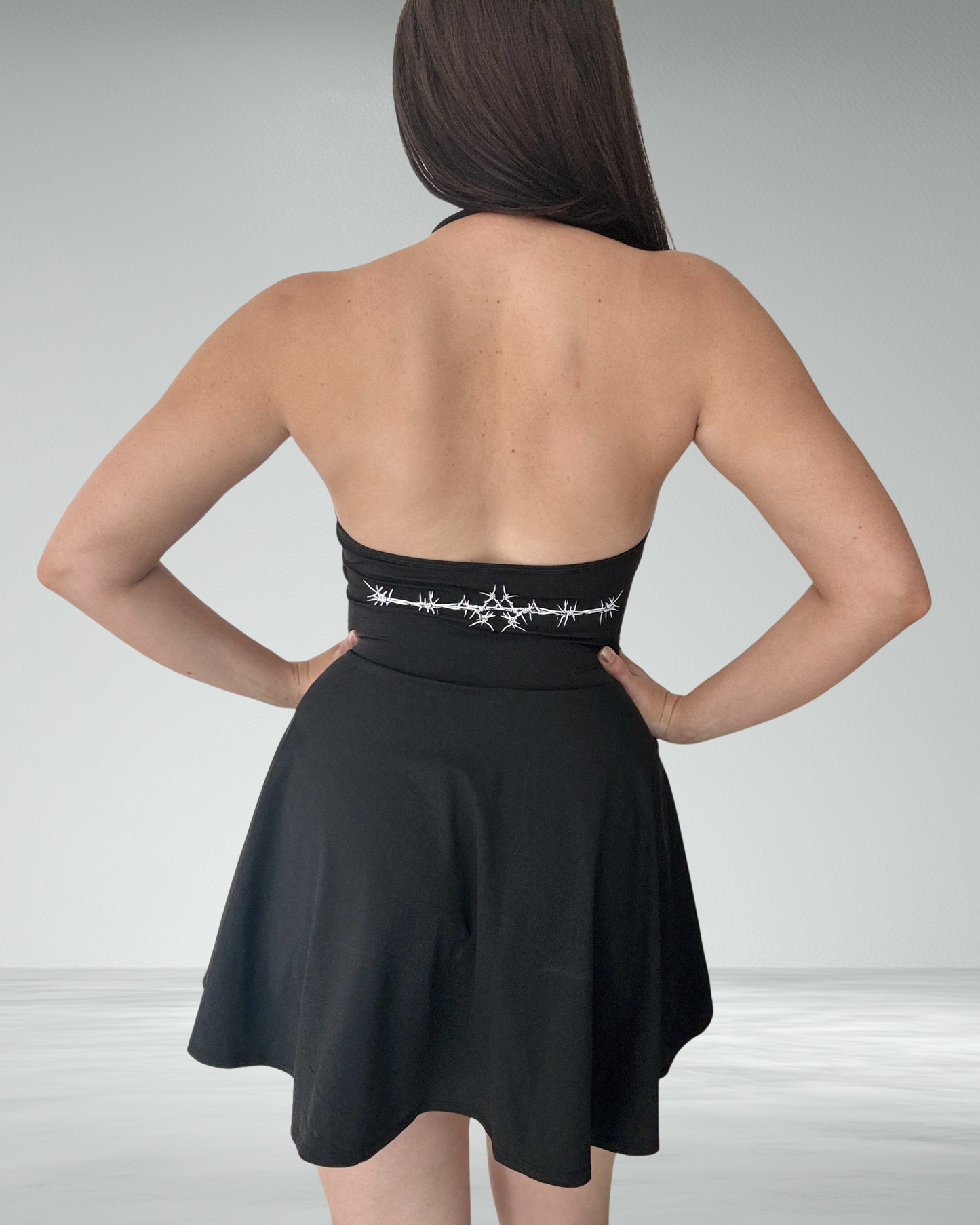 Deathcore Halter Tennis Dress