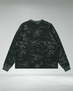 Boxy Camo Waffle Longsleeve T