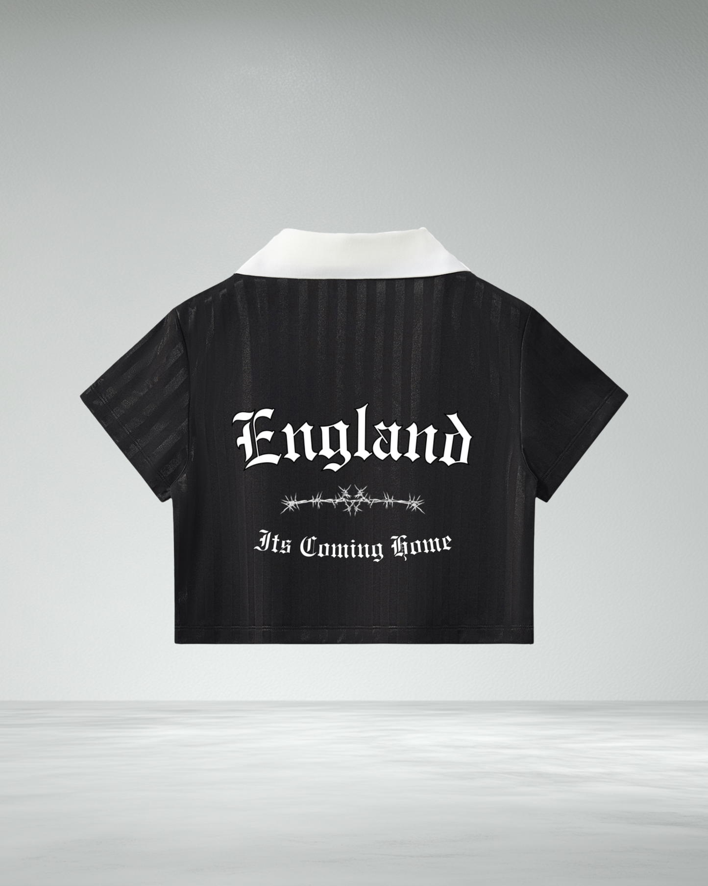 Gallantry x England Petite Cropped Football Jersey