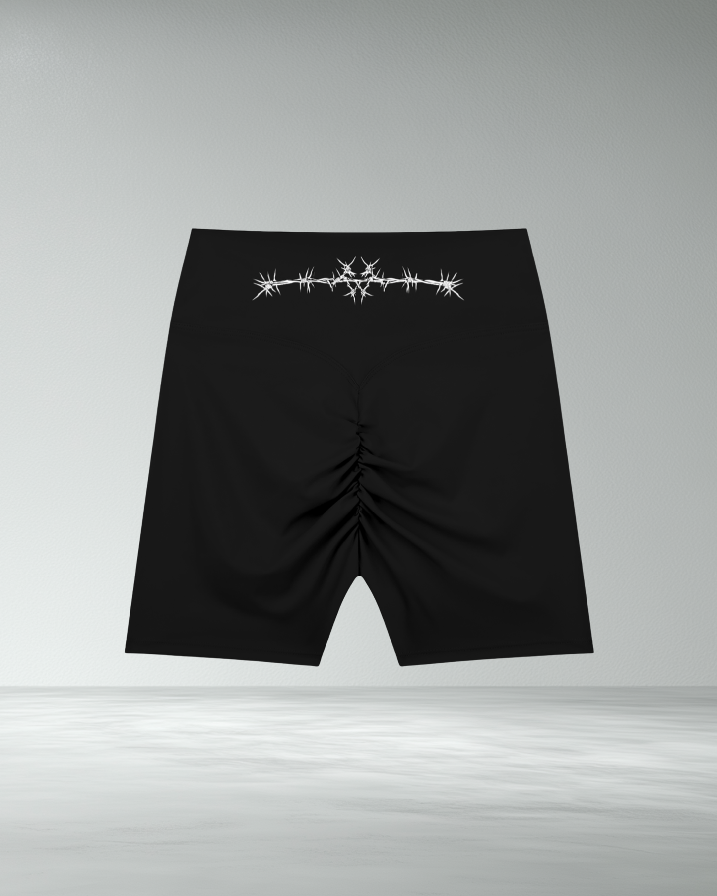 High-Waisted 'Gym-Bat' Gym Shorts