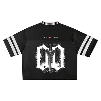 Deathcore cropped boxy jersey