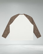 Leopard Contrast Waffle Longsleeve t