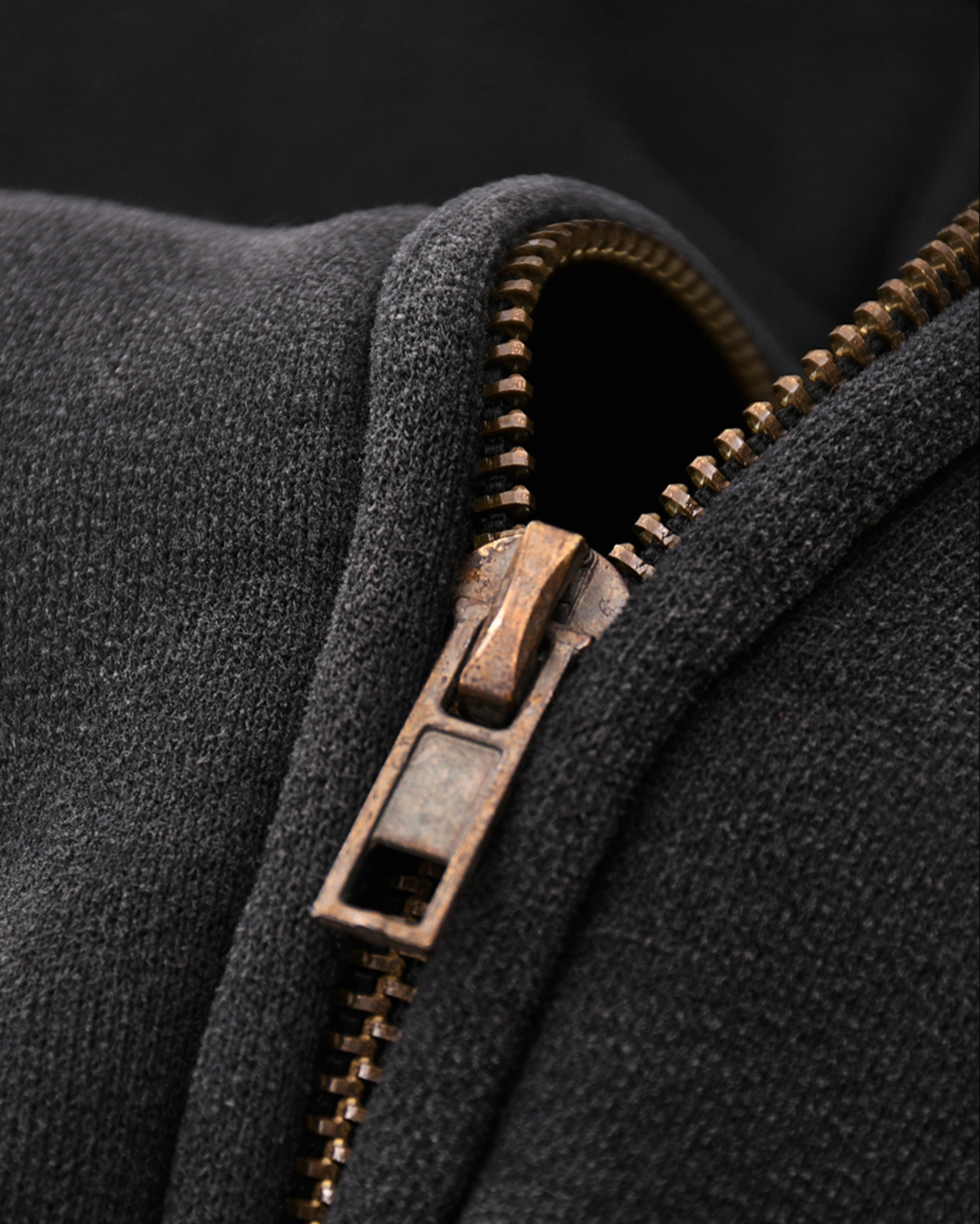 Faded Two-Way Zipped 'EYL' Boxy Fleece Hoodie
