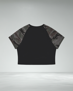 Women’s Cropped Camo Bodycon T