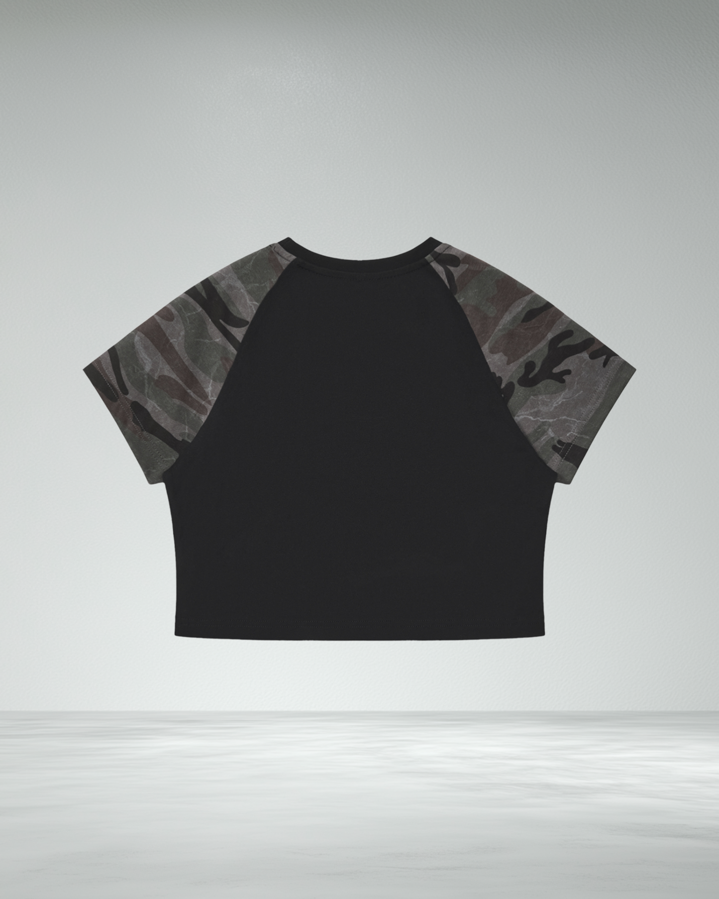 Women’s Cropped Camo Bodycon T