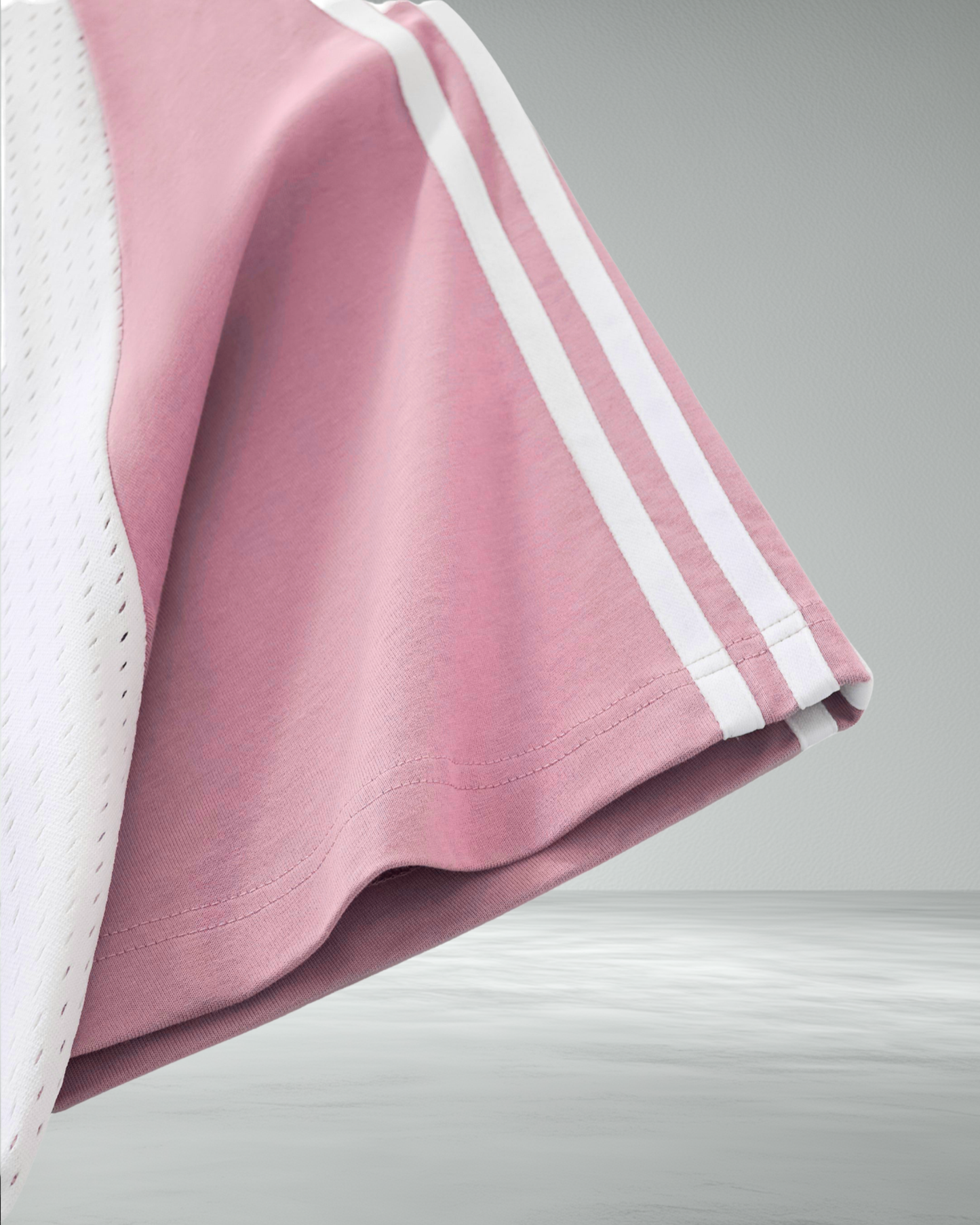 Oversized Striped Mesh T