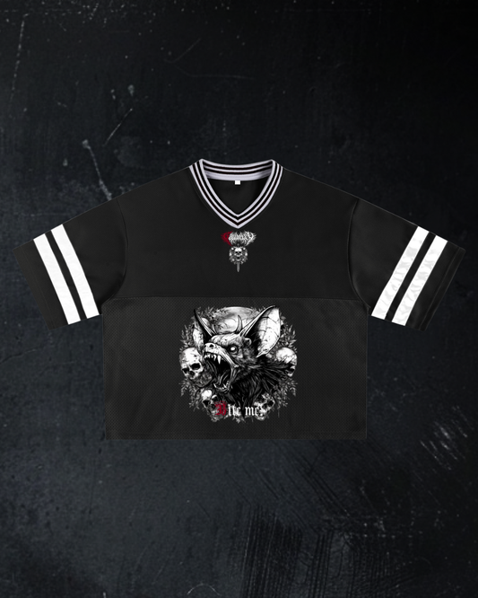 Deathcore cropped 'Bite Me' boxy jersey
