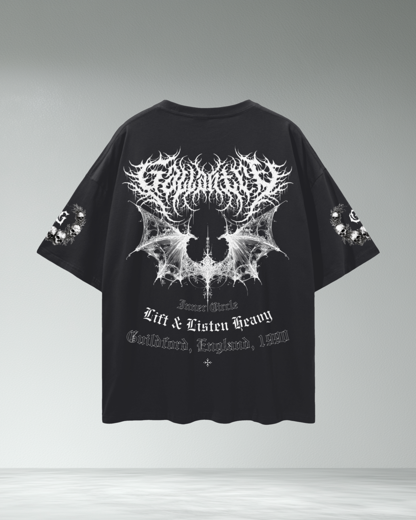 Drop Shoulder 'Bat' T