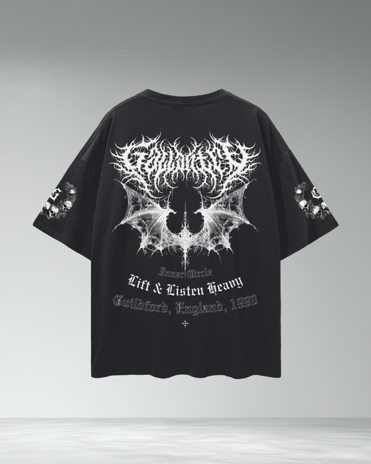 Deathcore drop shoulder pump cover T