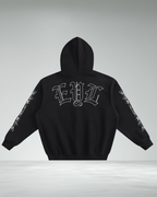 Fleeced Boxy 'Spinal Reaper' Hoodie
