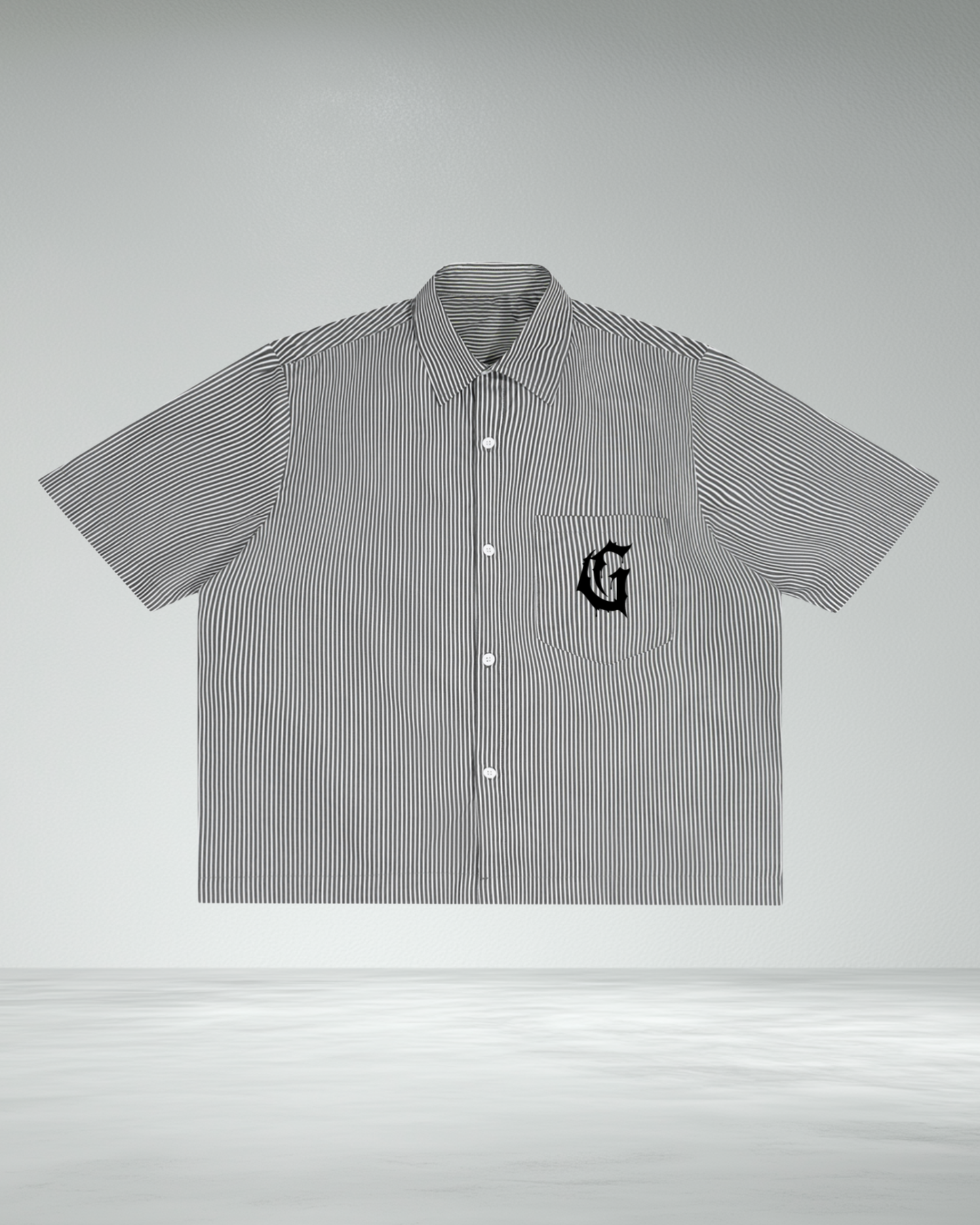 'EYL' Striped Boxy Shirt