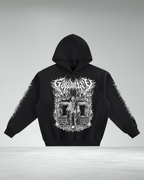Fleeced Boxy 'Spinal Reaper' Hoodie
