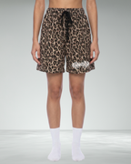 Heavyweight Barbed Leopard Shorts