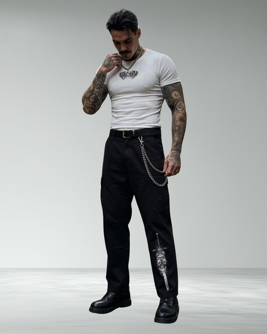 Men's Bodycon Ribbed T