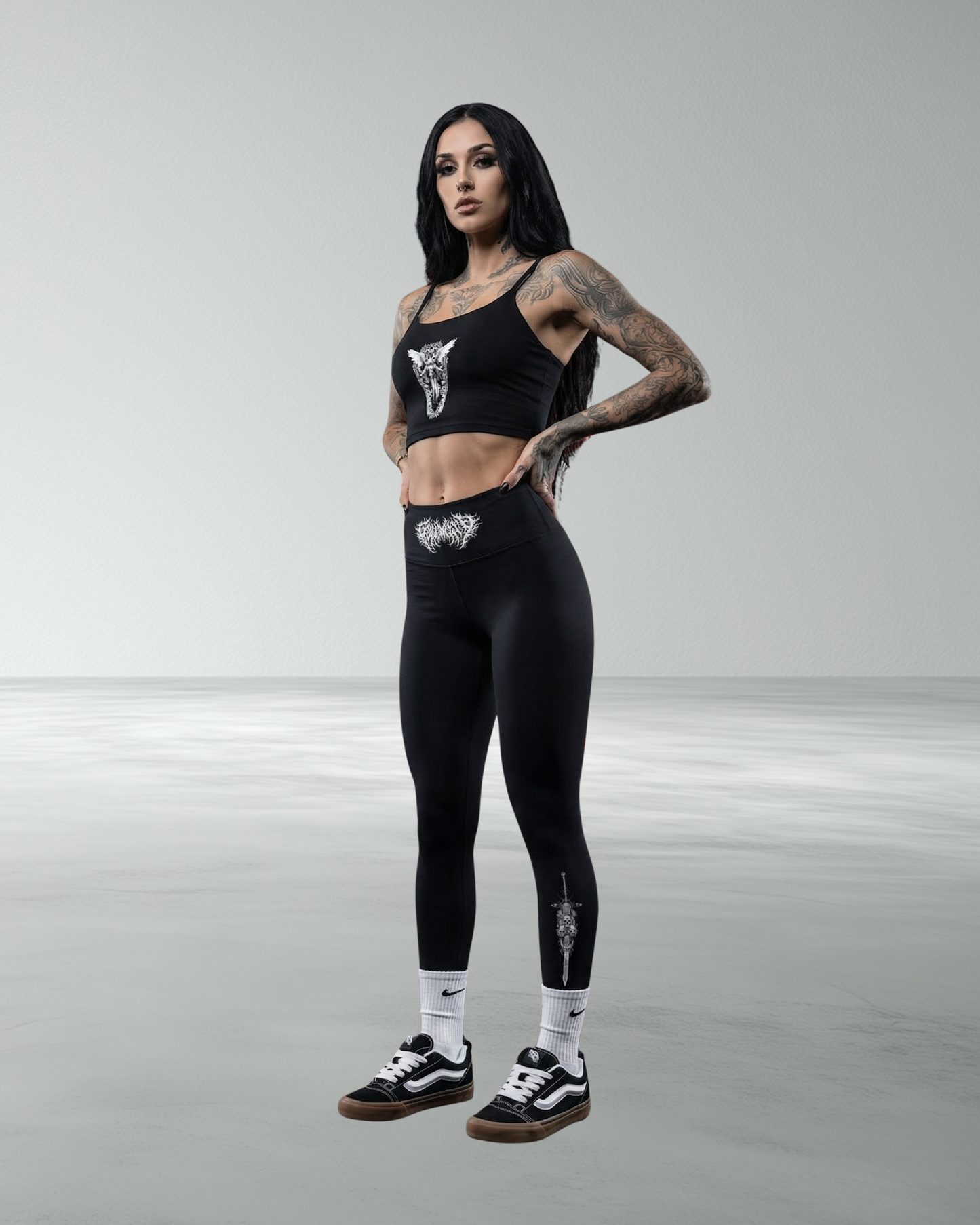 High-Waisted 'EYL' Gym Leggings