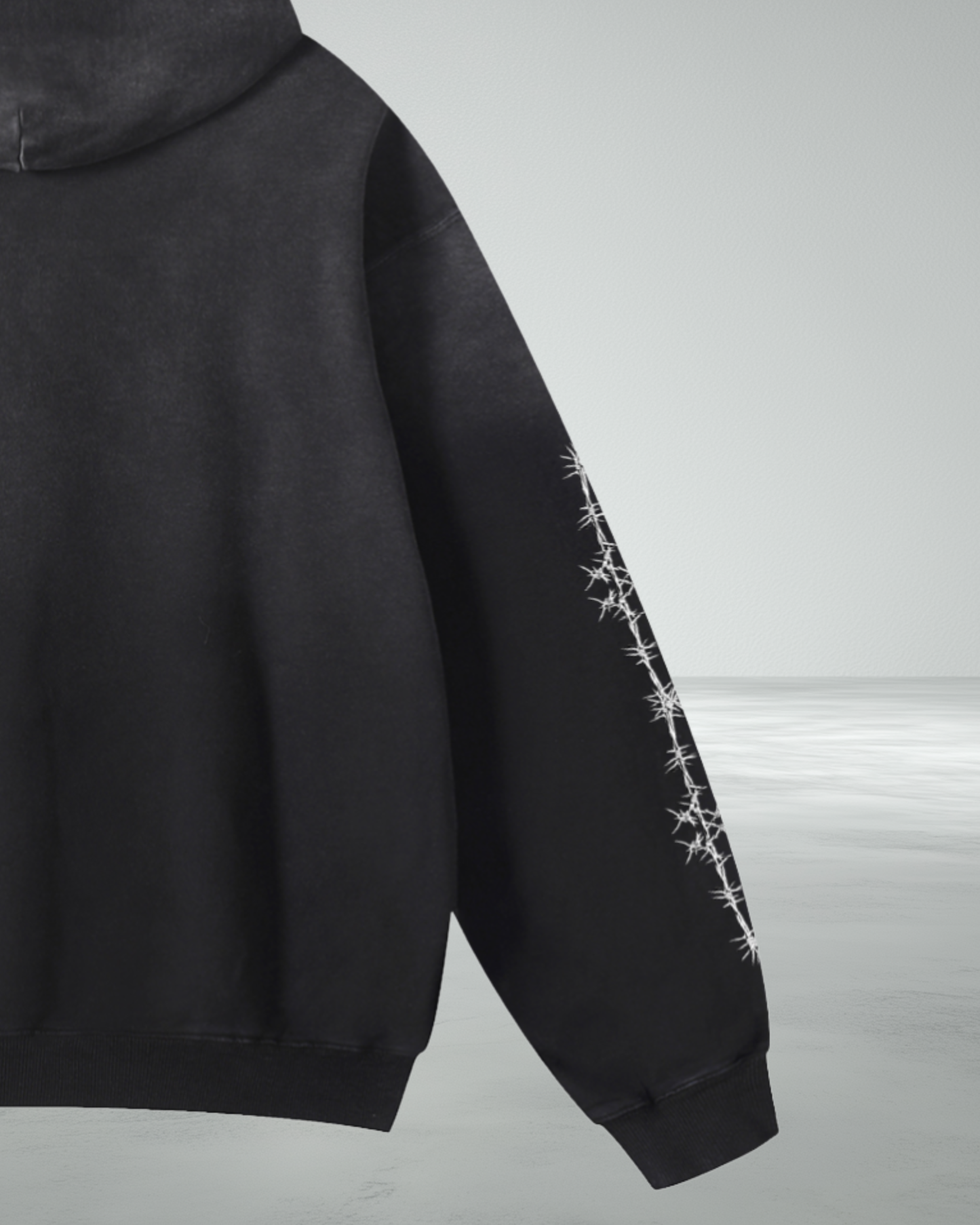 Heavyweight Faded Classic 'Barbed' Hoodie