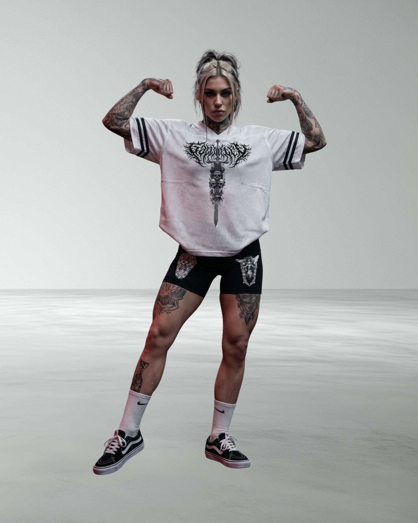 High-Waisted 'Coffin' Gym Shorts