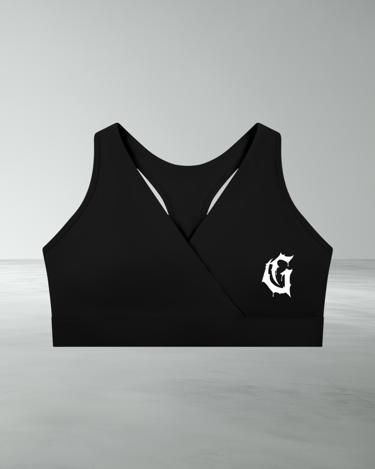 Crossover V-Neck 'Classic' Sports Bra