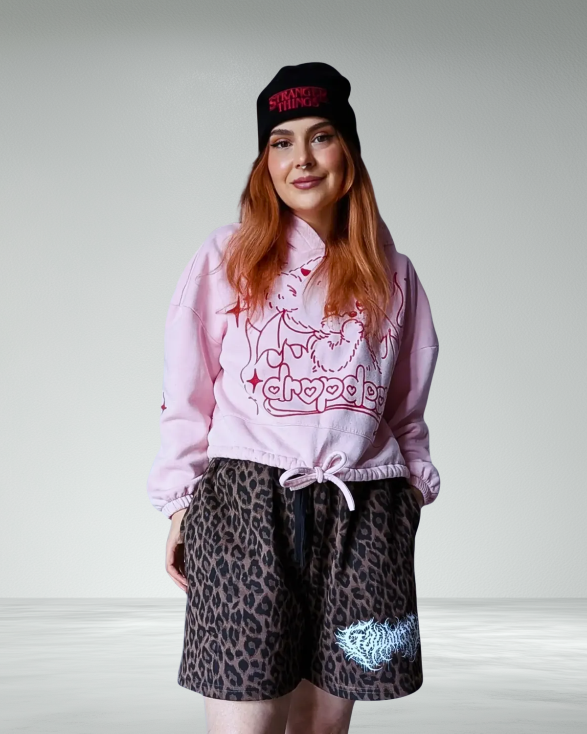 Heavyweight Barbed Leopard Shorts
