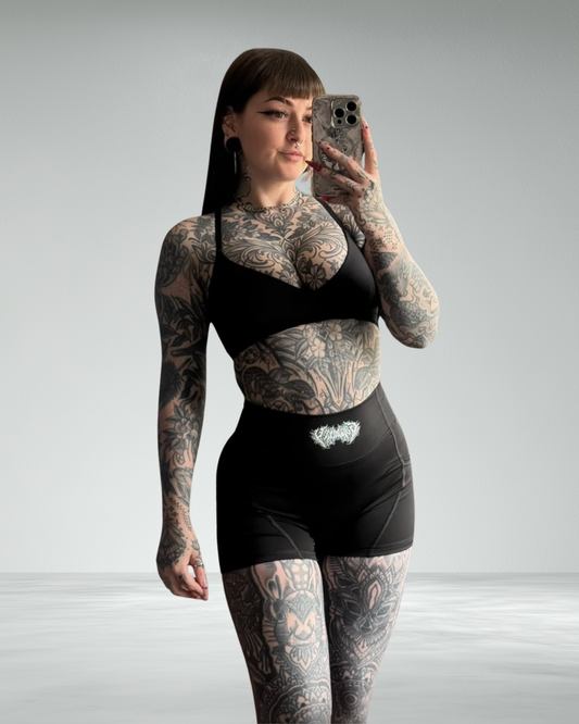 High-Waisted Pocket Gym Shorts