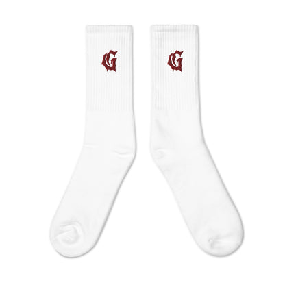 Classic 'G' embroidered socks - Studio Gallantry