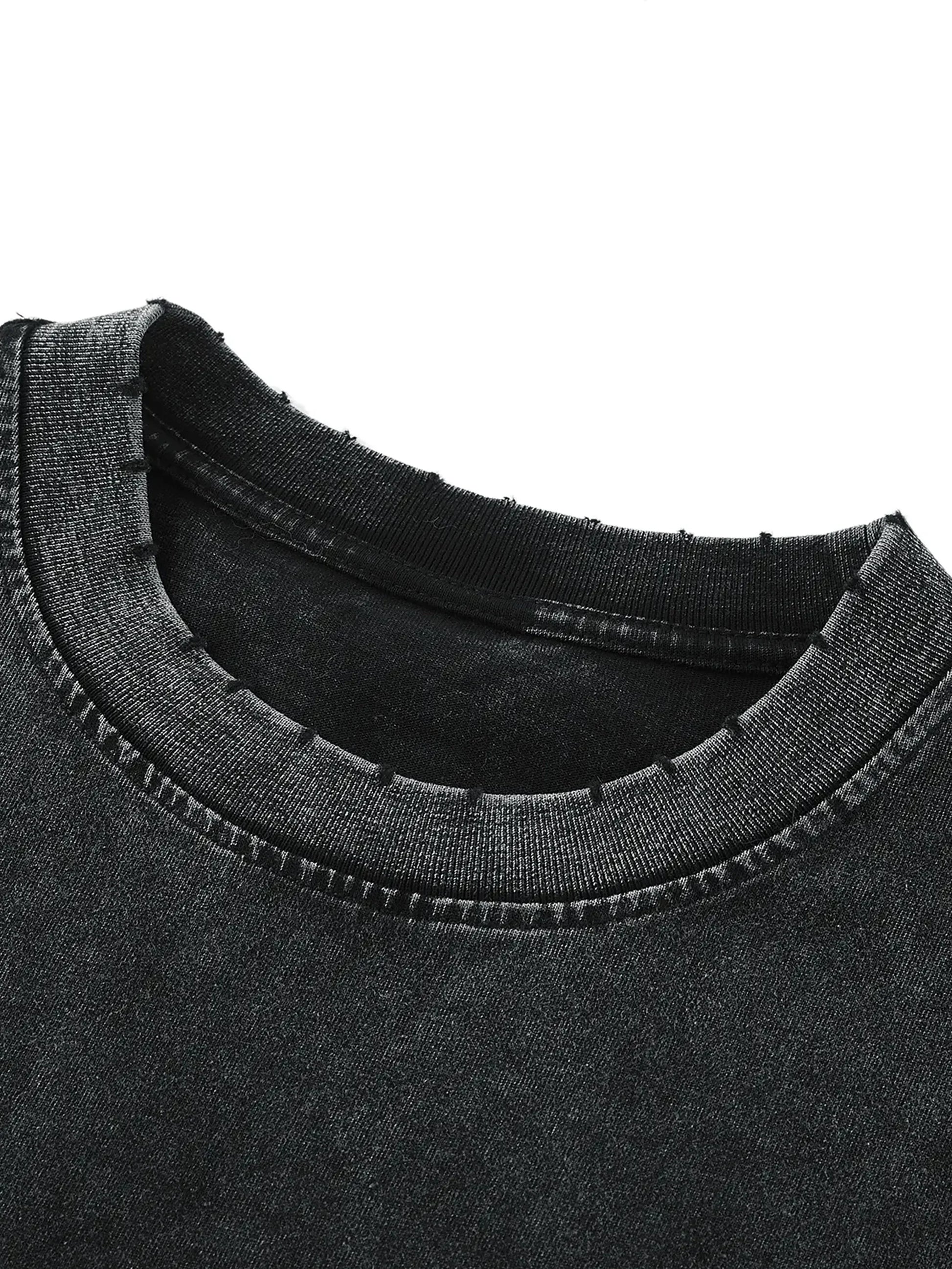 Classic snow washed frayed hem tank - Studio Gallantry