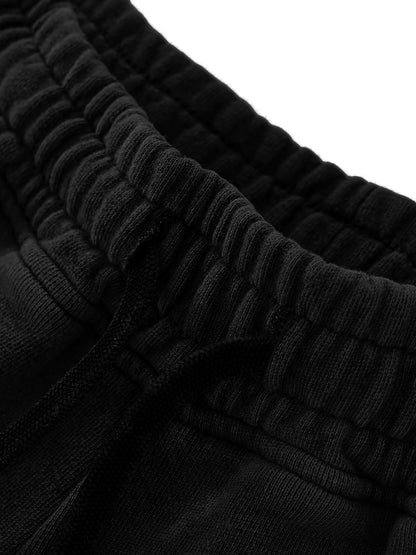Women's 'Deathcore' snow wash raw edge shorts