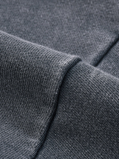 Classic snow washed raw edge cropped sweatshirt - Studio Gallantry